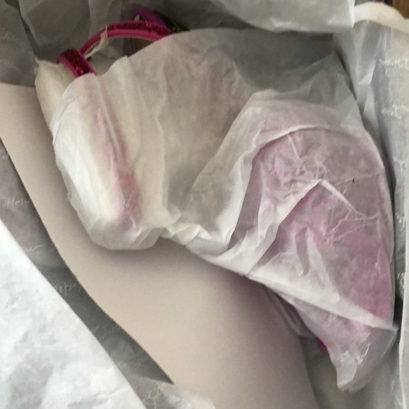 Betsey Johnson Alianna Heels  Magenta Velvet Rhinestone Heel NIB 10 - Picture 6 of 8